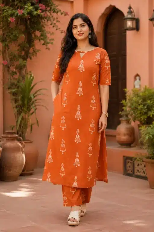 Folk Tale Printed Kurta Set - Product Details